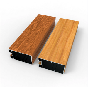 Aluminum Wooden Grain Furniture Frame Customized Extrusion Profile