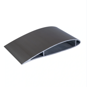 200mm Width Sand Blasting Aluminum Extrusion Profile Fan Blade Cooling Ceiling