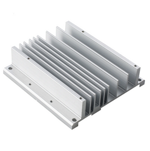 Aluminum Heat Sink Anodizing Surface Rippled Fin 