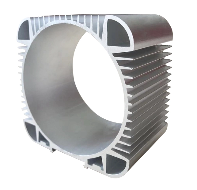 Large Diameter Hollow Heat Sink Customized Aluminum Extrusion Profile