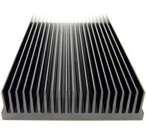 Anodized Blushed Standard Radiator Aluminium Extrusion Heat Sink Profiles