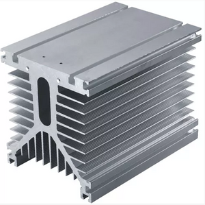 Aluminum Heat Sink Customized CNC Machining Profile For SSR
